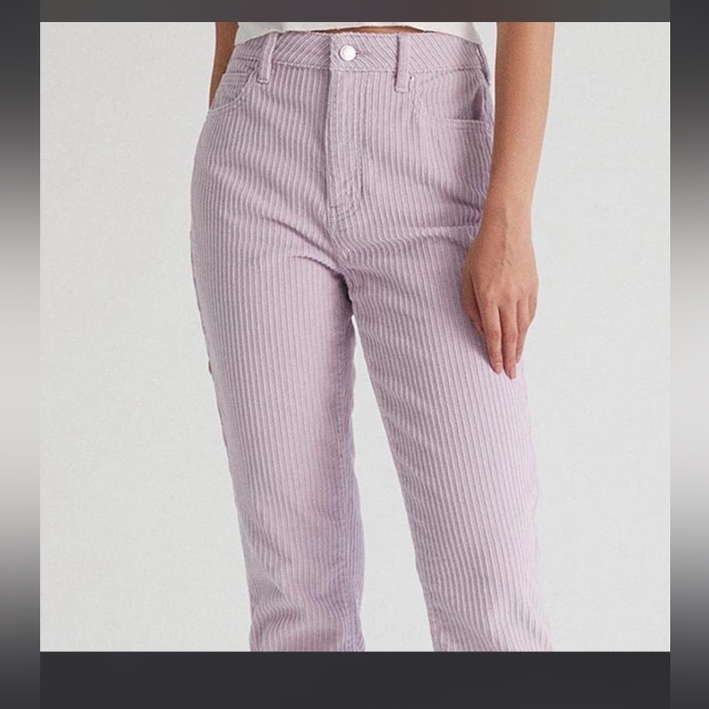 PacSun Pastel lilac lavender Corduroy Pants lilac spring size 2